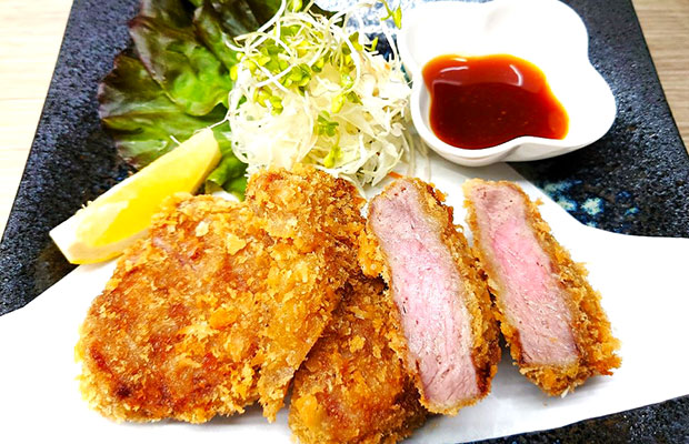 牛カツレツ定食