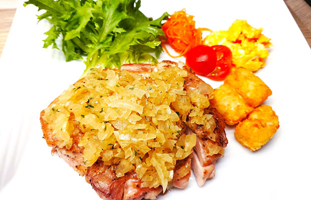 ディアボラ風チキンソテー