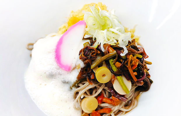 とろろ山菜そば又はうどん